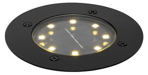 Moderna talna svetilka črna z LED IP65 sončno - Terry