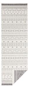 Sivo-krem zunanja preproga NORTHRUGS Kuba, 250 x 80 cm