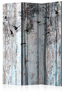 Artgeist Paravan Rustic Boards, 3-Delni, Dvostranski