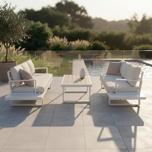 Bessagi Garden Lounge Garnitura Tilly, Krem