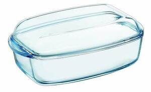 Pyrex Steklena posoda za peko s pokrovom, 4,5 l