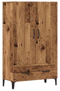 VidaXL Visoka deska Old Wood 70x31x115 cm Inženirski les