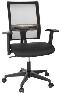 MID.YOU Pisarniški Stol Office R8, Črna