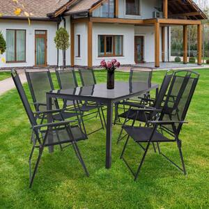 Gardenson Vrtna Garnitura Gardenson, Črna, 9-Delno