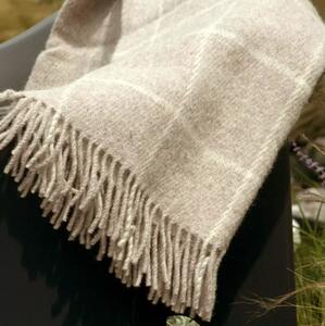 Volnena odeja Vinga Beige 130x200