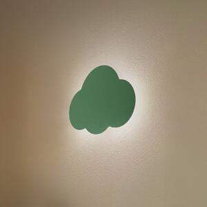 TK Lighting Stenna svetilka Cloud, zelena, kovina, širina 38 cm, 2-svetilna, G9, zatemnjen, Zelena, Dnevna soba / jedilnica, Kovina, Mladostno bivanje