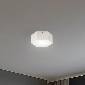 Argon LED stropna svetilka Libre, krem bela, jeklo, 3.000 K, Bela, Dnevna soba / jedilnica, Kovina