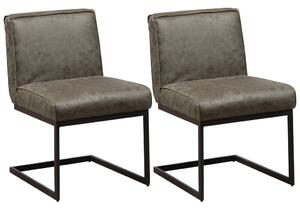 NIHAJNI STOL – SET, kovina, tekstil temno zelena