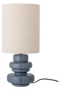 Modra namizna svetilka s tekstilnim senčilom (višina 51 cm) Fabiola – Bloomingville