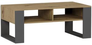 Sodobna mizica za kavo 58 x 90 x 55 cm artisan mix antracit