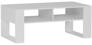 Sodobna mizica za kavo 58 x 90 x 55 cm Bela