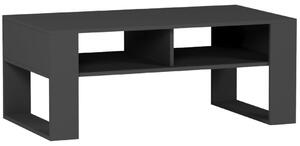 Sodobna mizica za kavo 58 x 90 x 55 cm antracit