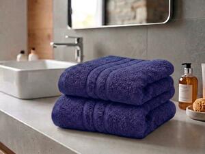 Brisača Comfort 50 x 100 cm temno modra, 100% bombaž