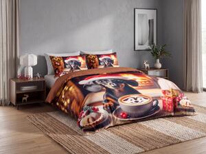 3D mikroflanel posteljnina WARM WOOFS barvna + prevleka za vzglavnik 40x50 cm brezplačno Dimenzije posteljnine: 70 x 90 cm | 140 x 200 cm