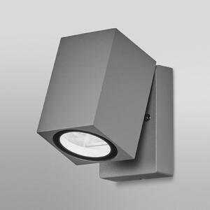 OSRAM zunanja stenska svetilka ENDURA CLASSIC CUBE, srebrna kovina IP44, zatemnjen, Kovinska, Aluminij, Sodobni