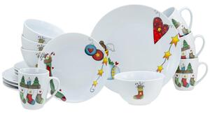Creatable Kombinirani Servis Luna Christmas, 16-Delni