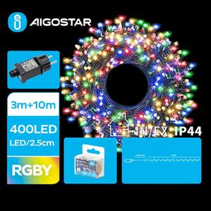 Aigostar - LED Zunanja božična veriga 400xLED/8 funkcij 13m IP44 multicolor