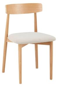 Bessagi Home Stol Noah, Bež, Masiven Hrast