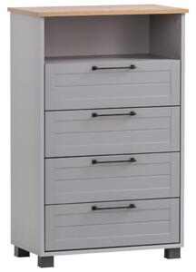 MID.YOU Visoka Komoda Jelda, Platinasta Barva