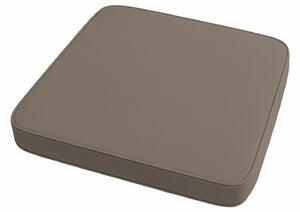 Zunanji podsedek za stol VIREON 44x45 cm, sivo-rjav