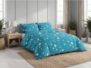 Krep posteljnina NIGHT SKY POLY turkizna Dimenzije posteljnine: 70 x 90 cm | 140 x 200 cm