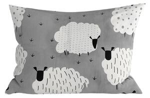 Prevleka za vzglavnik iz polibombaža SHEEP POLY 50x70 cm, siva