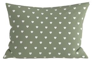 Prevleka za vzglavnik iz polibombaža SAGHEARTS POLY 50x70 cm, zelena