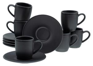 SET SKODELIC Soft Touch Black 12-delni