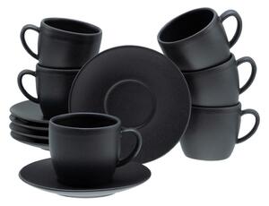 SET SKODELIC Soft Touch Black 12-delni