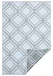 RAVNO TKANA PREPROGA COLORI 80/250 cm tkano siva, bela