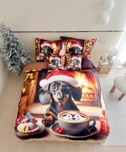 3D mikroflanel posteljnina WARM WOOFS barvna + prevleka za vzglavnik 40x50 cm brezplačno Dimenzije posteljnine: 70 x 90 cm | 140 x 200 cm