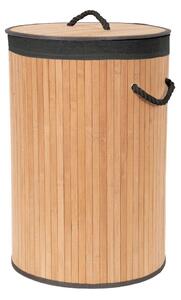 Koš za perilo iz bambusa v naravni barvi 70 l Bamboo – Compactor