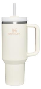 Kremno bela termovka s slamico iz nerjavečega jekla 1,18 l Quencher H2.0 FlowState Tumbler Cream – Stanley