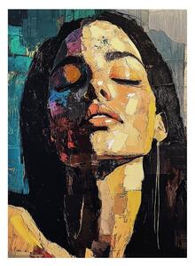 Slika z ročno naslikanimi elementi 70x100 cm Vivian – Styler