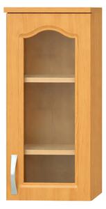 KONDELA Zgornja kuhinjska omara, jelša, desno, LORA MDF NEW KLASIK W40S