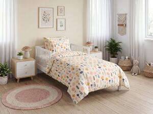 Posteljnina za posteljico iz Renforcé bombaža FLORI DREAM barvna Dimenzije posteljnine: 45 x 65 cm | 90 x 135 cm