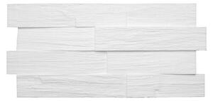 Stenski panel Wood (Bele barve, 50 cm x 20 cm x 20 mm)