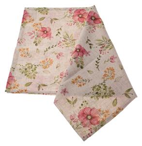 Namizni tekač iz mešanice lana 40x140 cm – Dakls