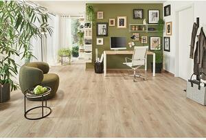 LOGOCLIC Ambienta Laminat hrast Honig (Rustikalen videz, 1.288 x 195 x 10 mm) productname.garantie.plussign BAUHAUS garancija 30 let