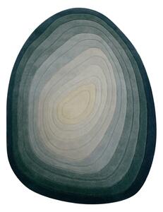 Modra volnena preproga 160x230 cm Puddle Ombre Wool – Flair Rugs