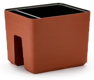 Plastia Samozavlažovací truhlík Berberis 30,terakota