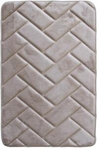 Kopalna preproga s spominsko peno Parketa siva, 50x 80 cm