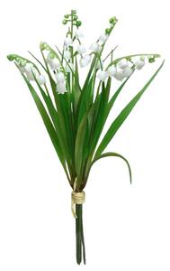 Umetna cvetica šopek konvalinek, 30 cm