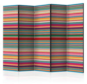 Artgeist Paravan Subdued Stripes I, 5-Delni, Dvostranski