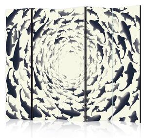 Artgeist Paravan Fish Swirl I, 5-Delni, Dvostranski