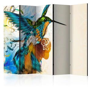 Artgeist Paravan Bird's Music I, 5-Delni, Dvostranski