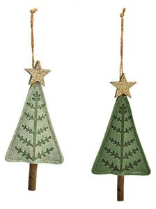 Božični viseči okras FELT TREE, 14 cm - več barv