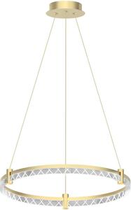 LED Lestenec na vrvici ELEGANCE LED/36W/230V zlata