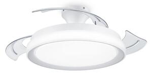 Philips-LED Stropna svetilka z ventilatorjem LED/35W/230V 5500/4000/2700K + Daljinski upravljalnik bela