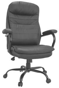 MID.YOU Pisarniški Stol Relax Xxl B, Pu, Črna